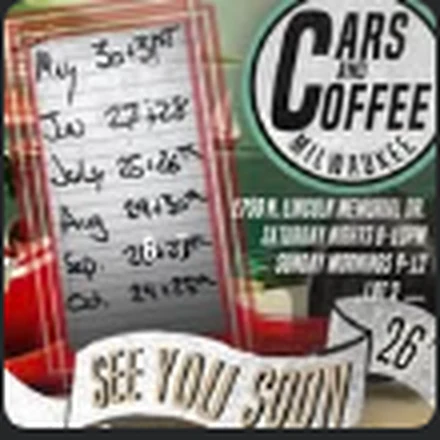 Event artwork for Cars & Coffee Milwaukee