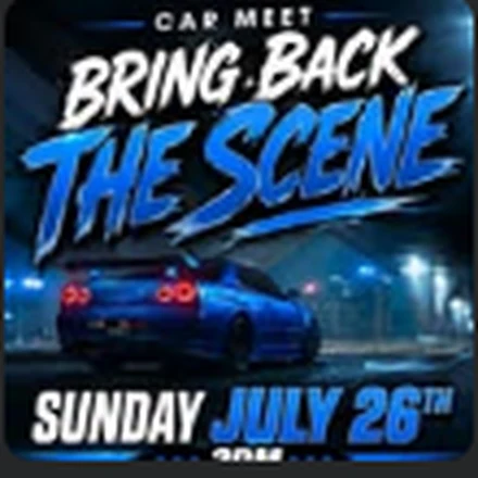 Event artwork for Bring Back The Scene