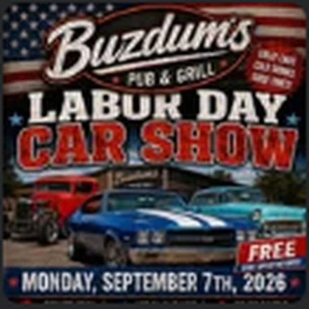 Event artwork for Labor Day Car Show